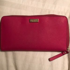 Pink kate spade wallet